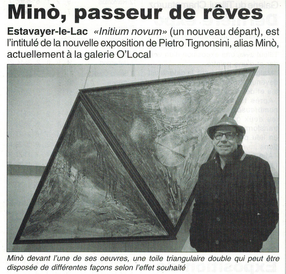 Minò, passeur de rêve – La Republicain