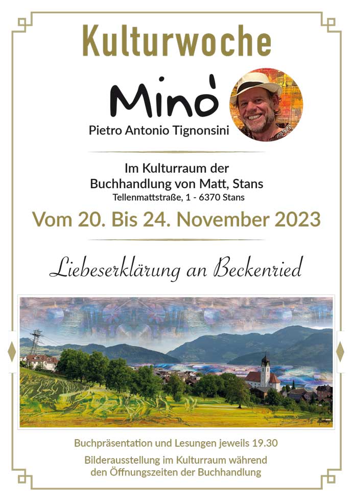 Kulturwoche mit Minò in Stans – Liebeserklärung an Beckenried