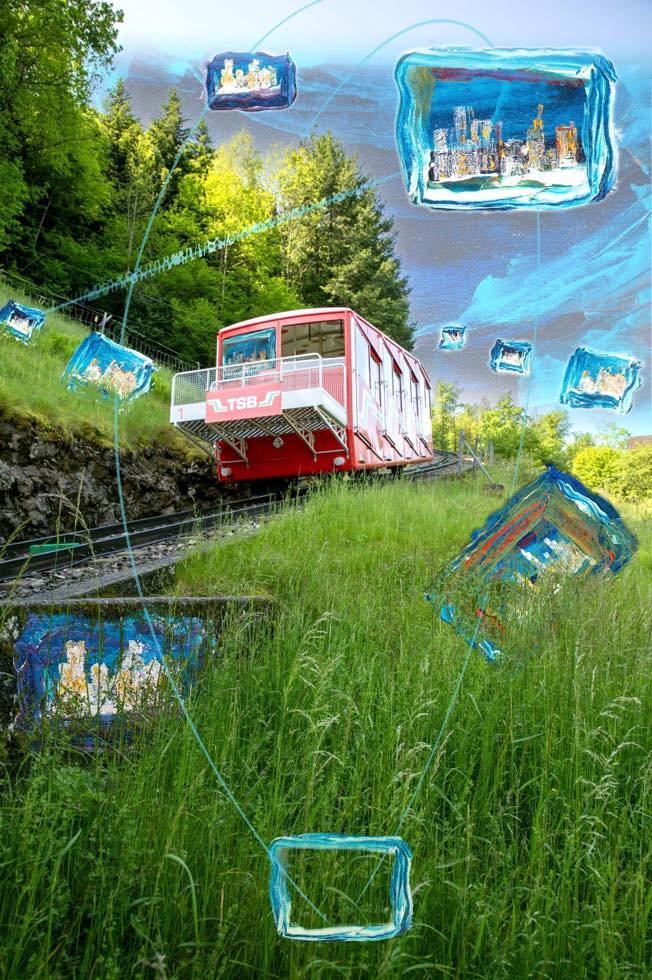 Kulturpfad Treib Seelisberg mit Ausstellungen, Lesungen, Aufführungen und Filmprojektionen